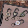 Elastic D-Shape Bag Keychain