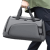 Water Resistant Pu Leather Gym Bag