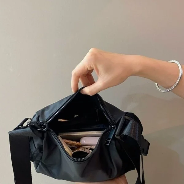 Trendy Waterproof Round Bucket Satchel Shoulder Bag