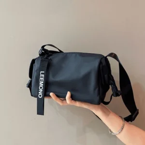 Trendy Waterproof Round Bucket Satchel Shoulder Bag
