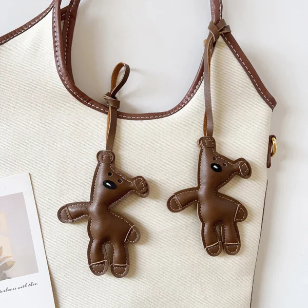 Classic Cute Bear Bag Pendant Key Chain