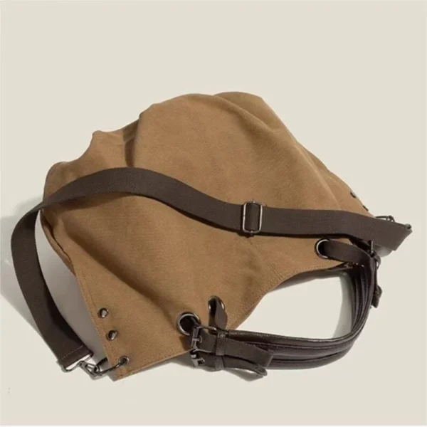 Retro Lazy Style Large Capacity Tooling Canvas Bag