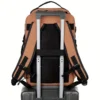 Expandable Travel Backpack Large Capacity Shoe Compartment Wet Dry Separation Nylon