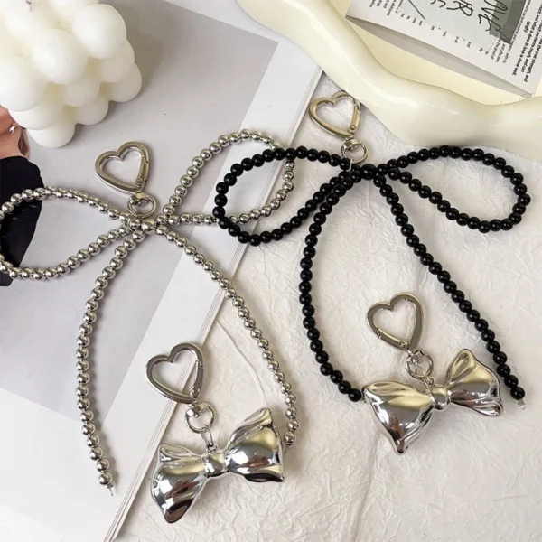 Bow Shaped Keychain